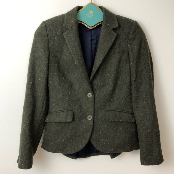 tommy hilfiger green blazer